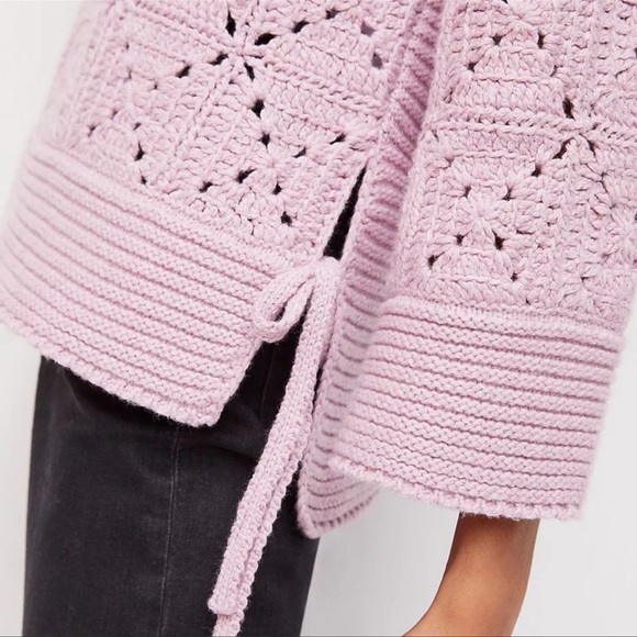 Anthropologie Kora Crochet Pullover Sweater NWOT - Picture 4 of 11